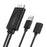 ONTEN OTN-7562S USB Male Power + USB2.0 Female to HD Adapter Cable Smartphone Screen Mirroring Cord - 1