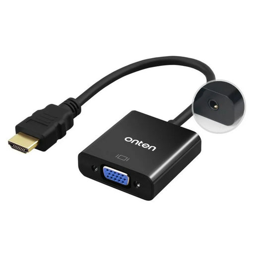 ONTEN 5169 HD to VGA 1080P Converter Adapter with Audio Port - 1