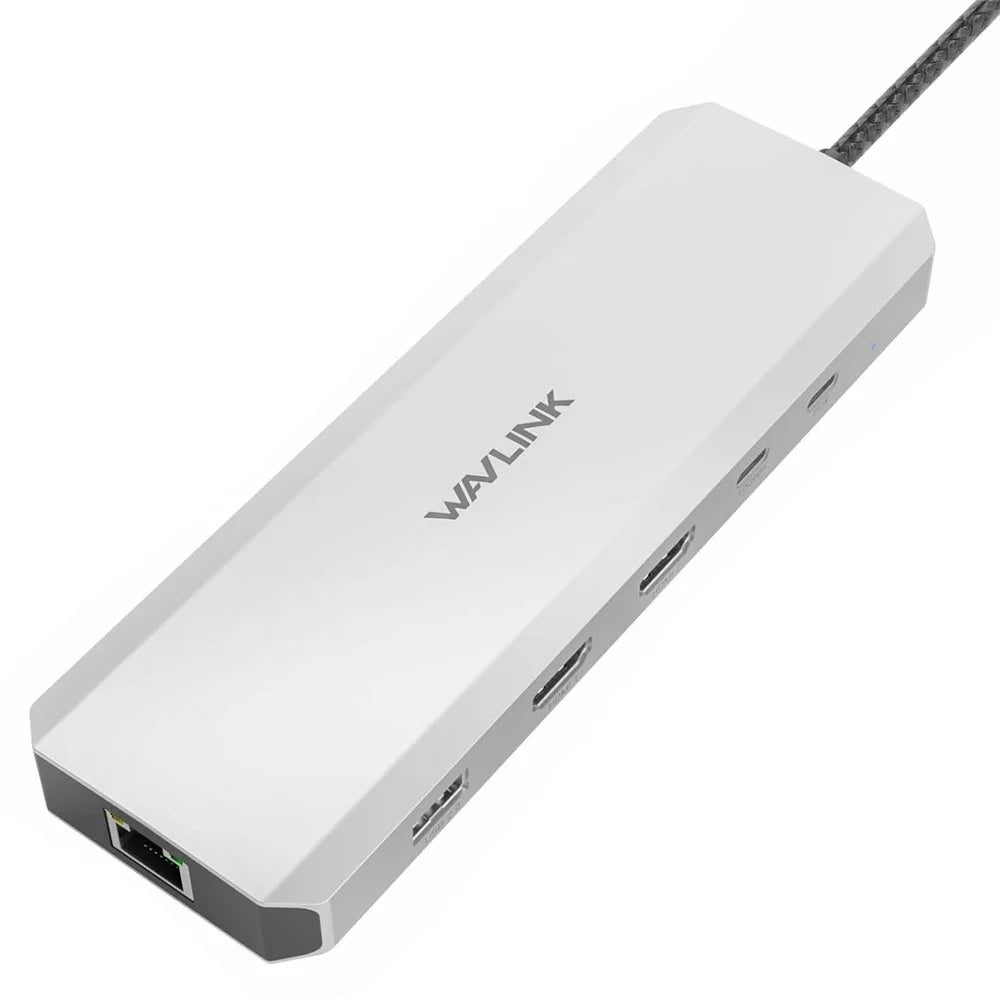 WAVLINK UMD309 10 in 1 USB-C Hub Dual HD 100W PD 10Gbps USB-A USB-C Docking Station - 1