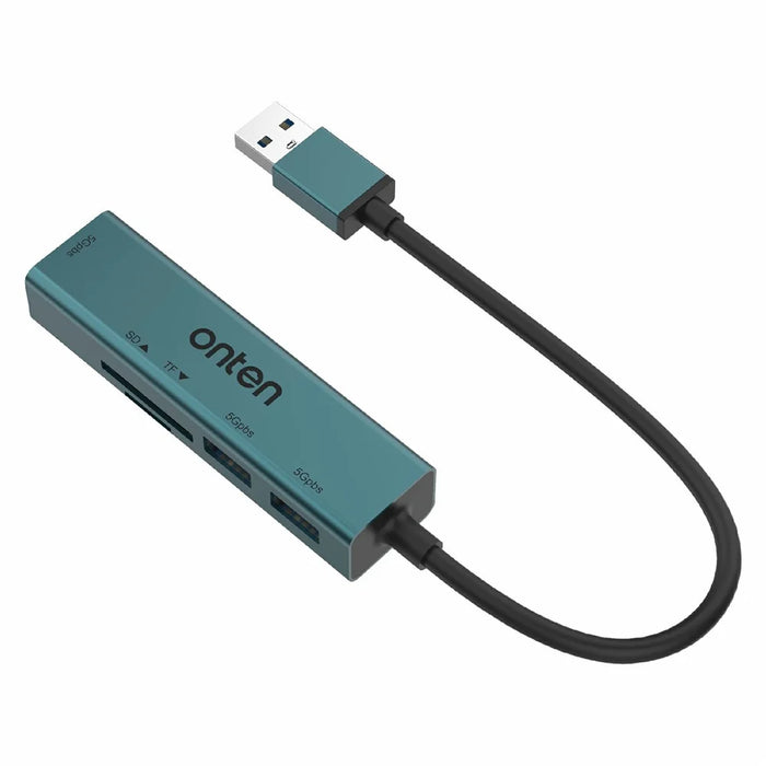ONTEN 5223 5 in 1 USB 3.0 Hub Expansion Dock 3xUSB3.0 TF SD Card Reader Adapter - 2