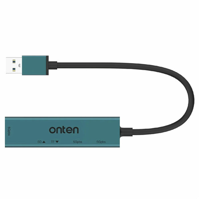 ONTEN 5223 5 in 1 USB 3.0 Hub Expansion Dock 3xUSB3.0 TF SD Card Reader Adapter - 3