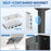 HST-2A1CTS USB Hub Magnetic Rail Expansion Dock 2 x USB3.0 + Type-C + SD TF Card Reader - Black - 4
