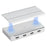 HST-4C USB Hub Magnetic Rail Expansion Dock 4 x Type-C 3.2 Aluminum Alloy Adapter - Silver - 1
