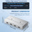 HST-4C USB Hub Magnetic Rail Expansion Dock 4 x Type-C 3.2 Aluminum Alloy Adapter - Silver - 6