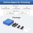 YW-HCL-2A1CTS-Pro 5Gbps Data Transfer 5 Ports Hub Type C 3.0 + 2 USB 3.0 + SD / TF Card Reader Clip On External Dock Station - Black - 6