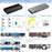 WAVLINK DisplayLink-7400 Docking Station Dual 8K / Quad 4K Multi-Monitor USB-C Laptop Dock for Mac M1 / M2 / M3 / M4 / Windows - US Plug - 5