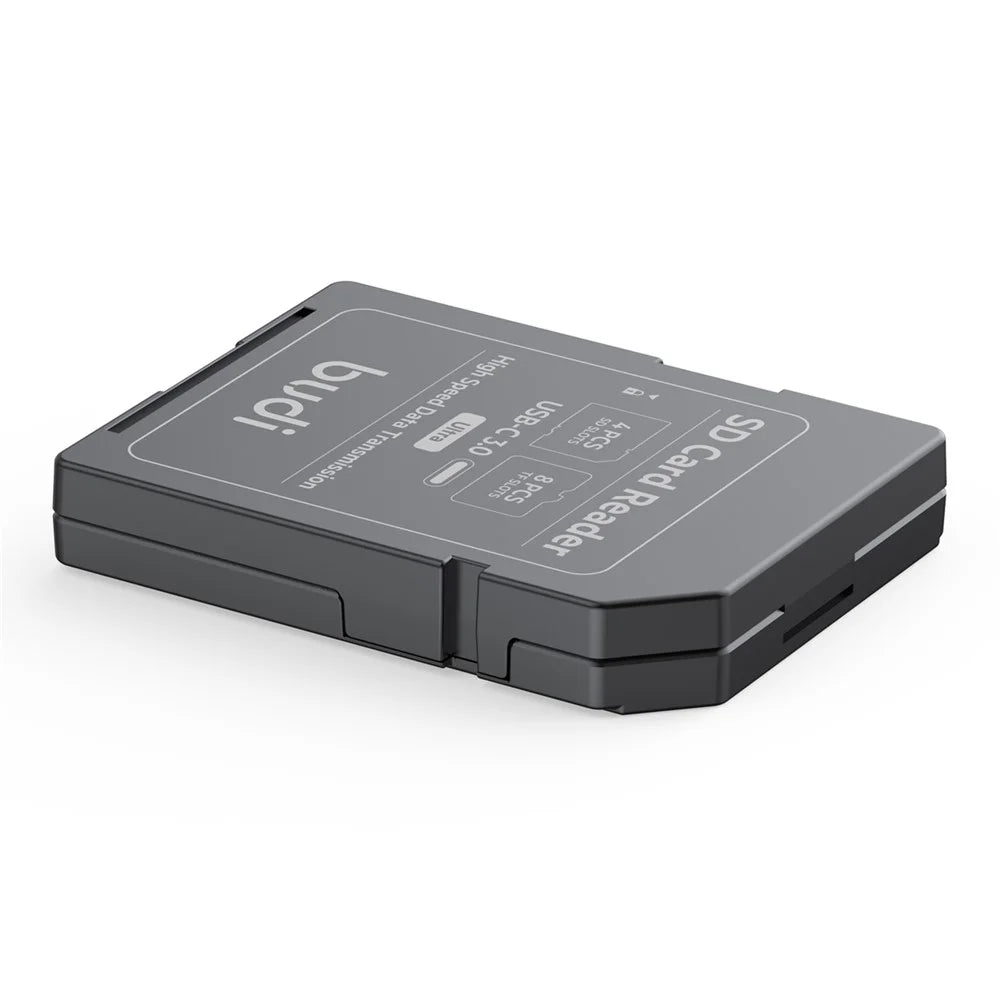 BUDI CP582B Multifunctional SD / TF Card Reader with 4 SD Slots and 8 TF Slots 5Gbps High Speed Memory Card Reader - 6