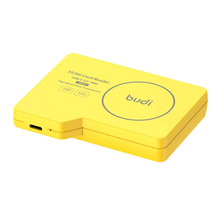 BUDI CP585Y USB 3.0 Multi-Function TF Card Reader Writer High Speed 5Gbps OTG Compatible with Windows / Mac / Linux / iOS - 1