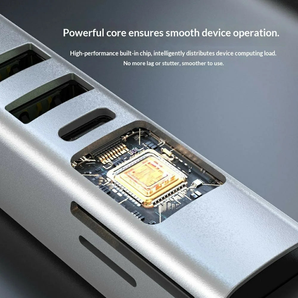 7 in 1 Type C to HDTV Portable Dock USB 3.0 Hub 100W PD Fast Charging 4K Display SD / TF Card Reader - 5