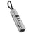 TYS-7HD-2C 100W 4K Type-C to HDTV 7-in-1 Hub Adapter with 2 USB-C / USB 3.0 / PD 100W / SD / TF Card Reader for Windows / MacOS / Linux / Android - Silver - 1