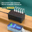 WT-268 30-Port USB Charging Station 150W High Power Fast Charger Desktop Charging Hub - US Plug - 3