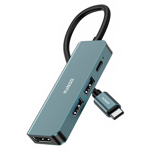 XUNDD XDDC-071 4 in 1 USB-C Hub Docking Station Type-C to PD / USB 3.0 / USB 2.0 / HD Multi-Port Adapter - 1