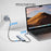 XUNDD XDDC-072 Expansion Dock 7 in 1 Type-C Hub USB-C to PD  /  USB 3.0  /  USB 2.0  /  HD  /  SD  /  TF Card Reader - Grey - 5