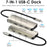WAVLINK WL-UMD308L Triple 4K Docking Station USB-C Hub Adapter with HD / DP / 100W PD Ports for Laptops - Silver - 5