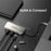WAVLINK WL-UMD308L Triple 4K Docking Station USB-C Hub Adapter with HD / DP / 100W PD Ports for Laptops - Silver - 7