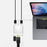 HC-04D USB-C Hub 5 in 1 Docking Station Type-C to 4K HD USB3.0 / 2.0 Splitter Adapter - White - 7