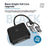 TYS-1029 iP (5-14)+USB+Type-C Interface Hub 9-in-1 USB-C Adapter Card Reader for TF  /  SD  /  CF  /  MS 60W PD Fast Charging Docking Station - Black - 4