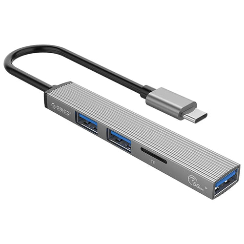 ORICO AH-12F Type-C to USB3.0 Hub Mini Portable Metal Adapter for Laptops - 1