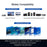 QGEEM QG-UH07-3 7-in-1 Type-C Docking Station Multi-Port USB-C Hub Support HD Compatible Chromebook Thunderbolt 3 - 7