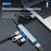 ORICO AH-A13 1*USB 3.0 + 3*USB 2.0 HUB 4 Port Aluminum Alloy USB Splitter for Macbook Pro PC Computer - 5