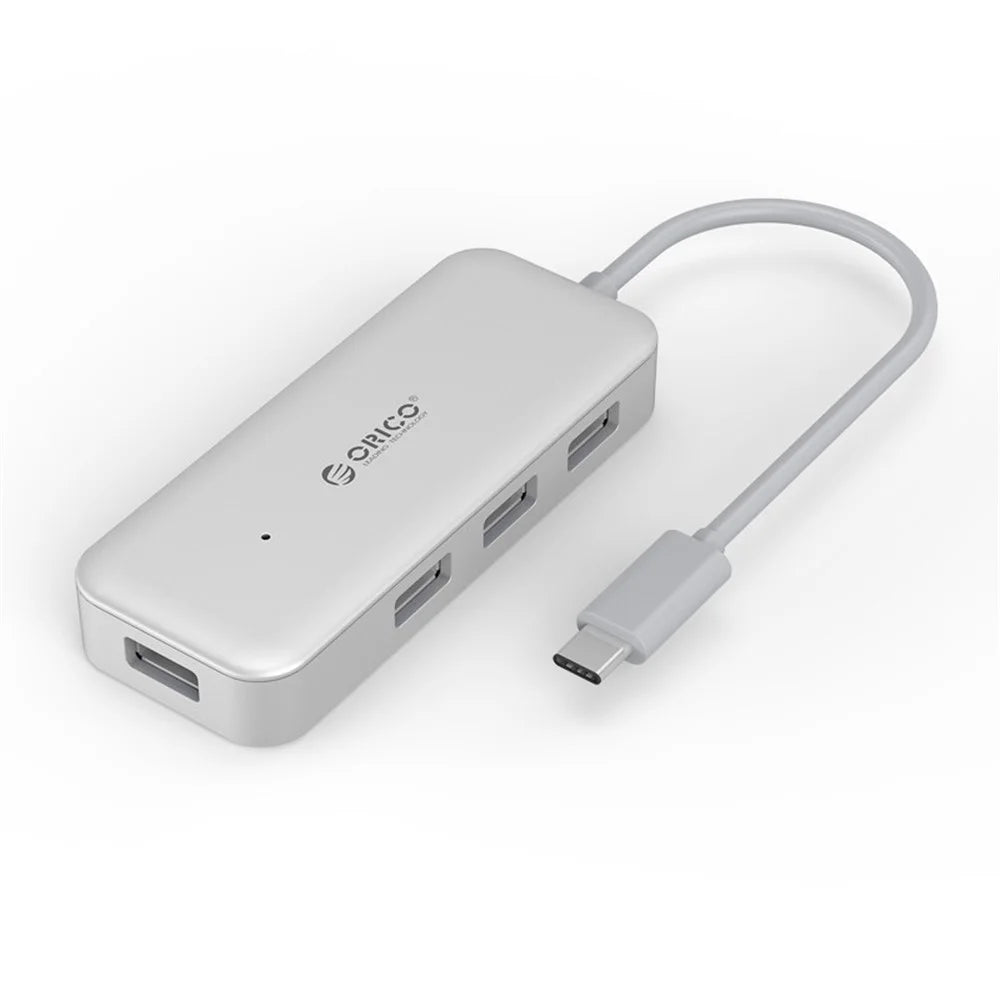 ORICO TC4U-U3 Type-C to USB-A Hub 4-Ports USB3.0 Hub Adapter 5Gbps High-Speed Transmission Converter with OTG Function - 1