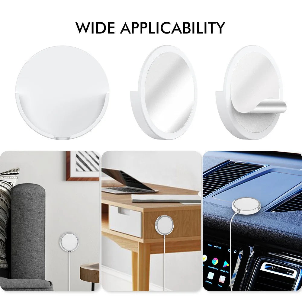 AHASTYLE PT136 2-Pack Self-adhesive Wall Mount Holder Bracket Charger - 5