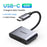 UGREEN USB-C Hub Type-C Male to PD 60W+USB 3.0 Female Adapter 5Gbps Data Transfer Converter for MacBook Laptops - 2
