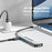 ESSAGER Type-C Hub Converter to PD 60W Fast Charging+Type-C Data Port+USB 3.2+USB 2.0+HD Video Output+2 Card Reader Slots - 3