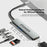 ESSAGER Type-C Hub Converter to PD 60W Fast Charging+Type-C Data Port+USB 3.2+USB 2.0+HD Video Output+2 Card Reader Slots - 4