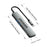 ESSAGER Type-C Hub Converter to PD 60W Fast Charging+Type-C Data Port+USB 3.2+USB 2.0+HD Video Output+2 Card Reader Slots - 7