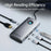 ORICO PW11-5P 5 in 1 Docking Station 4K Video PD 60W Charging Multifunctional Type-C Hub - Dark Grey - 2