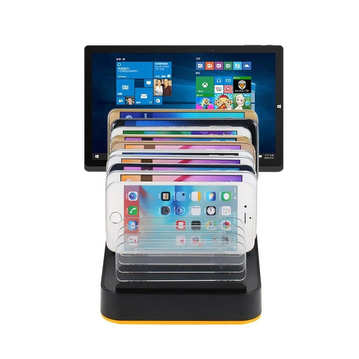 8815 Mobile Phone Tablet Charger 15 Port USB Charging Station 5V 20A 100W High Power Charging Stand (with CE) - UK Plug - 2