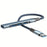 4-in-1 USB to USB2.0x3 + USB3.0 USB Hub Aluminum Alloy Laptop Computer Adapter - 1