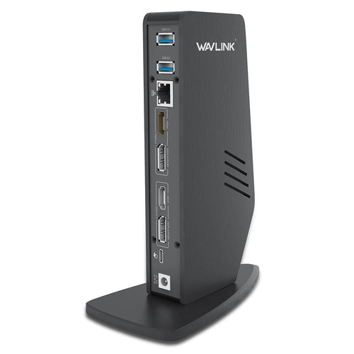 WAVLINK WL-UG69DK5 USB 3.0 Docking Station Laptop Dual 5K / 4K 60Hz Monitor Adapter - US Plug - 1