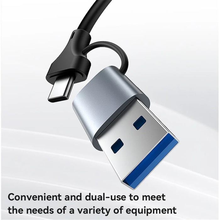 YESIDO HB26 USB+Type-C 2-in-1 Gigabit Ethernet Converter for PC / Mobile Phone / Tablet - 5