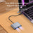 YESIDO HM15 USB / Type-C to VGA + HD Adapter HDTV Dual Monitors Mirroring Adapter - 2