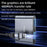 YESIDO HM15 USB / Type-C to VGA + HD Adapter HDTV Dual Monitors Mirroring Adapter - 3