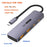 T-508 4-in-1 Type-C Docking Station for Notebook, Tablet, Smartphone Splitter Converter USB 3.2 Hub - 7