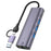 T513 Docking Station USB / Type-C to USB3.0x3+USB-C+Gigabit Laptop Adapter - 1