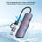 T235 Multi-Port Hub USB+Type-C 3.0 Adapter to 3xUSB 3.0+2xCard Reader Slots - 3