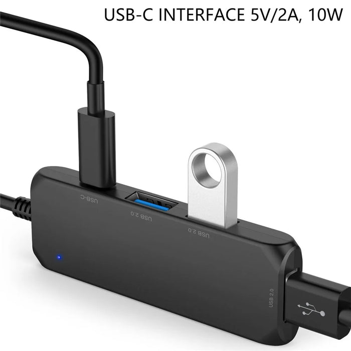 ST31 Laptop Expansion USB Type-C Hub Splitter Multi-Functional Docking Station - 4