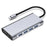 2110 11-in-1 Type-C Docking Station 4K*2K@30Hz Multi-Port Hub USB Data Reading Card Slots Adapter - 1
