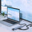 2017L Type-C to Type-Cx2+USB2.0+HD+USB3.0+TF / SD+Network Card 100Mbps USB Hub Laptop Phone Docking Station - 4