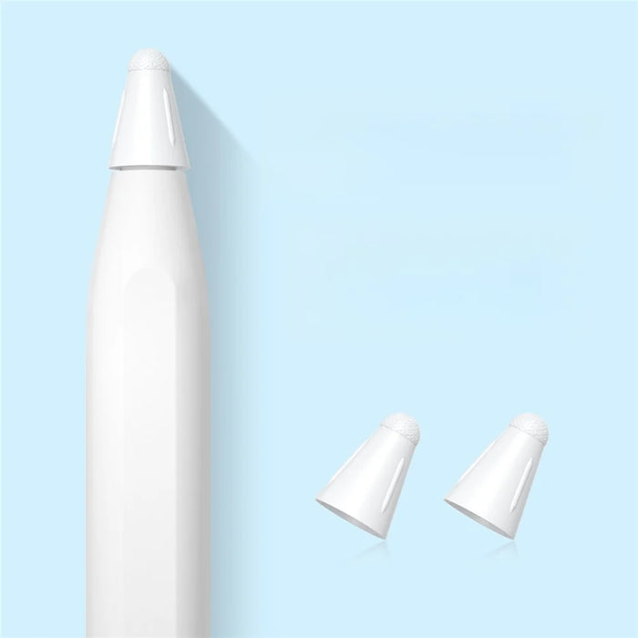 4Pcs For Huawei M-Pencil 3rd Generation / 2nd Generation / 1st Generation / Apple Pencil (2nd Generation) / (1st Generation) Pen Tips Cover - White - 1