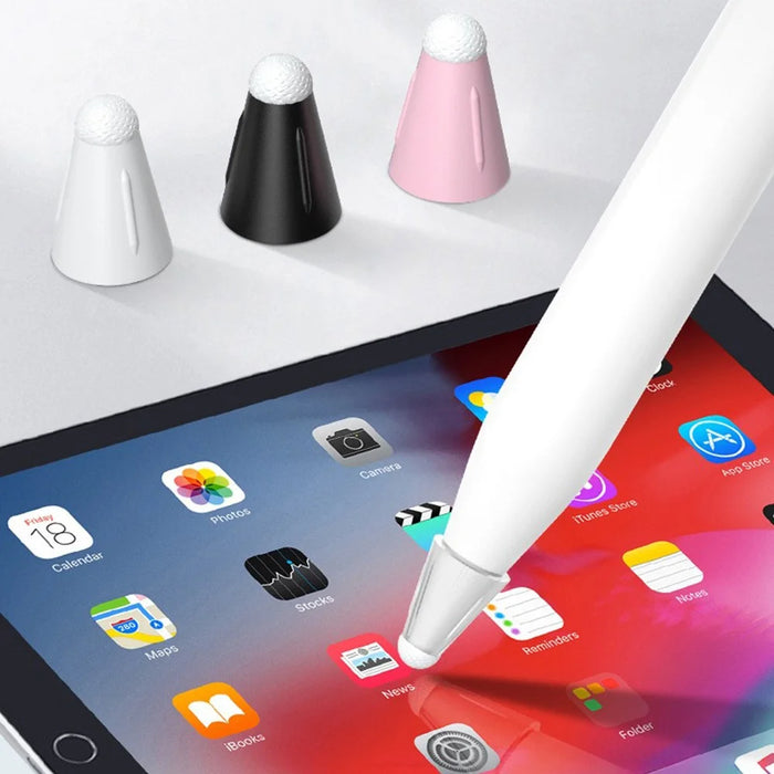 4Pcs For Huawei M-Pencil 3rd Generation / 2nd Generation / 1st Generation / Apple Pencil (2nd Generation) / (1st Generation) Pen Tips Cover - White - 6