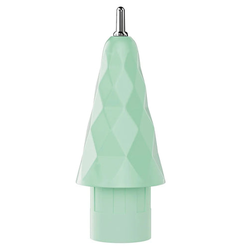 For Apple Pencil (2nd Generation) / Pencil (1st Generation) / Pencil (USB-C) Tips Rhombus Noiseless Pen Tips - Fine Point / Light Green - 1