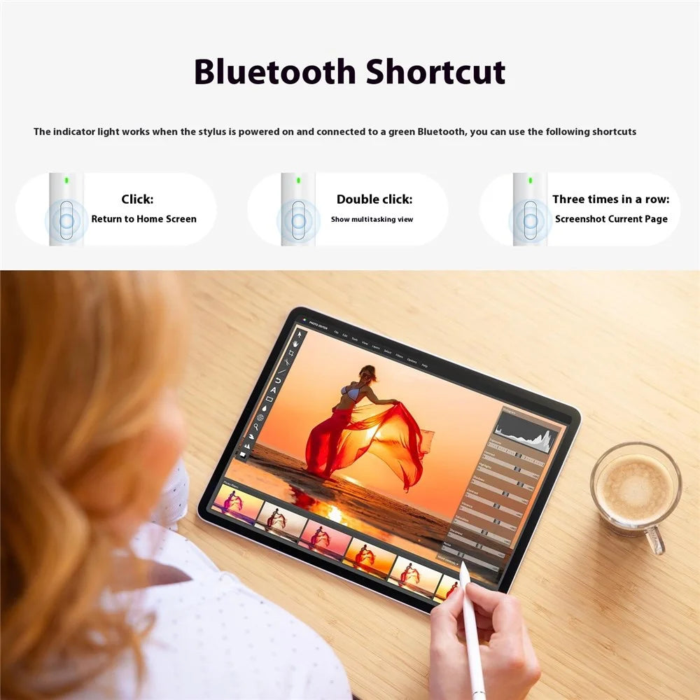 WIWU Pencil A01 For iPad (2018 and Later) Capacitive Pen Anti-Mistouch Tilt Pressure Stylus Pen - 3