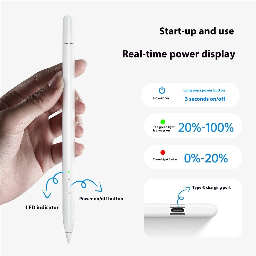 WIWU Pencil A01 For iPad (2018 and Later) Capacitive Pen Anti-Mistouch Tilt Pressure Stylus Pen - 5