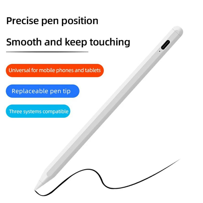 KD503 Universal Capacitive Touch Screen Pencil Rechargeable Stylus Pen for Smartphones and Tablets - 2