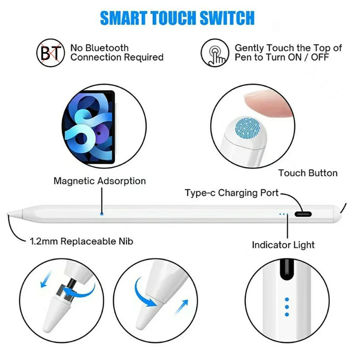 KD503A Universal Stylus Pen with Battery Indicator Capacitive Touch Screen Pencil for Smartphones and Tablets - 3